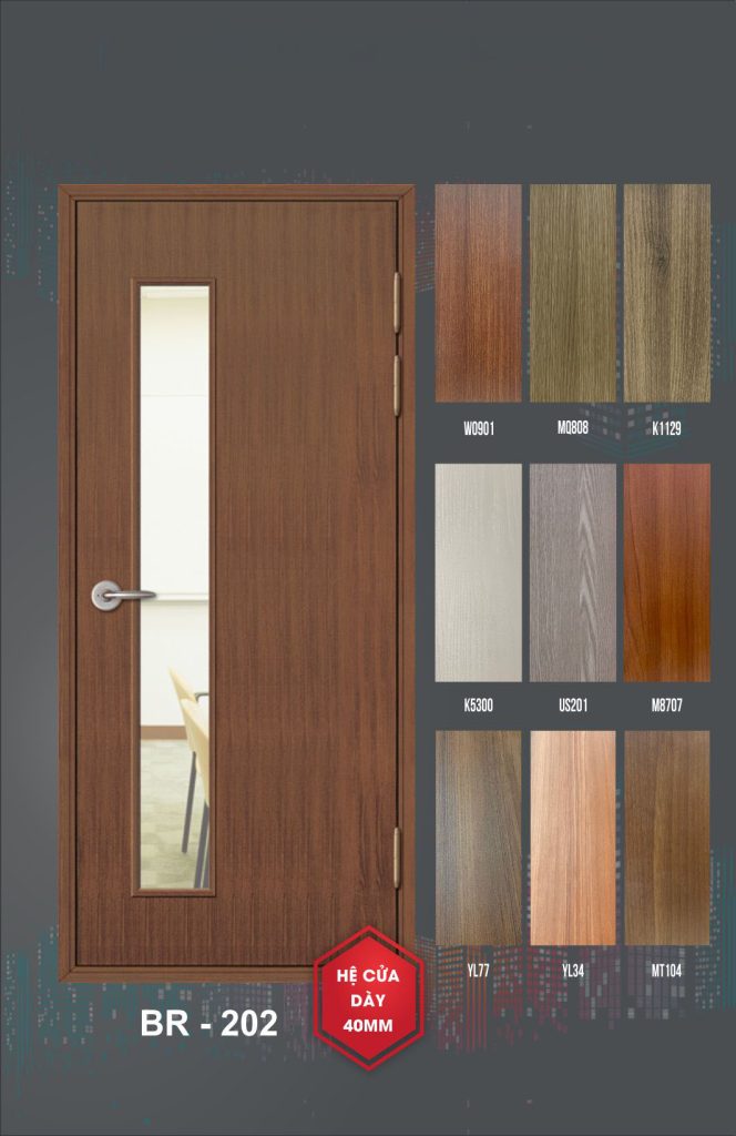 Cửa nhựa ABS Hàn Quốc – mẫu 202