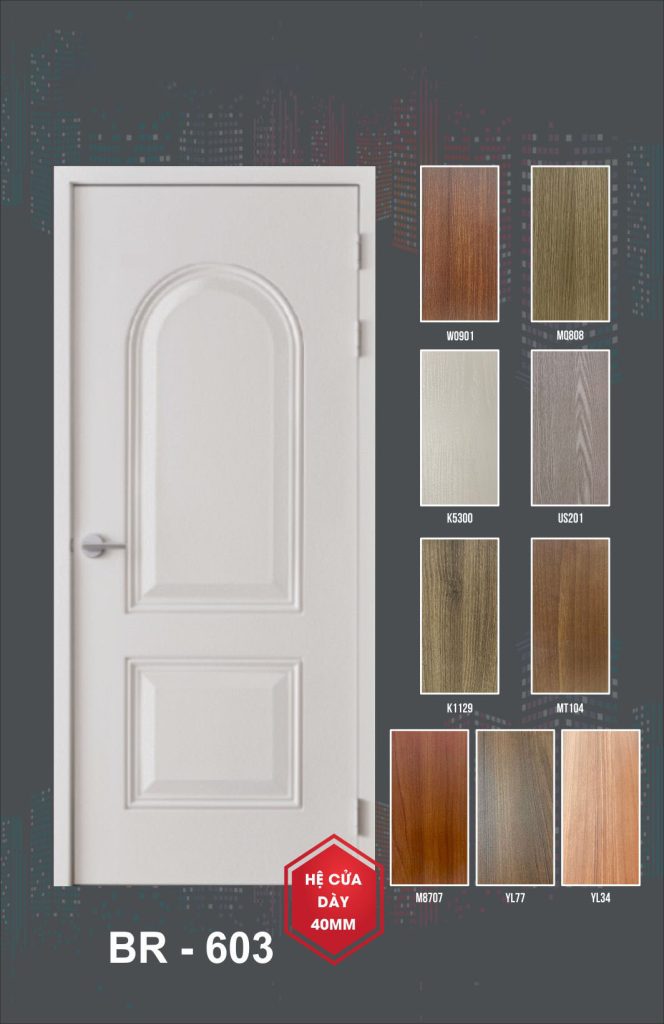 Cửa nhựa ABS Hàn Quốc – mẫu 603