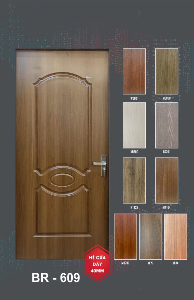 Cửa nhựa ABS Hàn Quốc – 609
