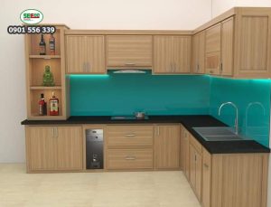 Tủ bếp nhựa PVC