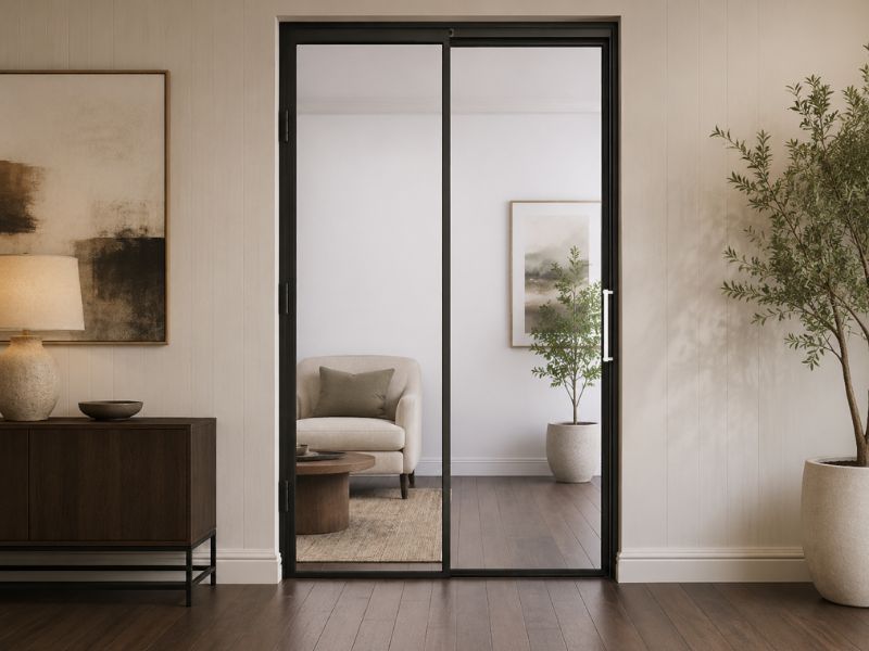 Cửa nhôm Slim trượt quay – Giải pháp cửa hiện đại, tinh gọn và đa năng